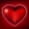 3D Heart Burst Background. EPS 8
