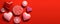 3D Heart Shape, Diamond, and Crystal Composition for Valentine\\\'s Day Banner and Background