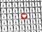 3D Heart Sign inside exclamation marks blocks