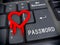 3d heartbleed symbol on keyboard