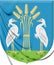 3D Heerhugowaard coat of arms North Holland, Netherlands.