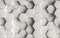 3d hexagons background, made of marble material in frontal view. 3d render illustration.