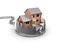 3d House in a bear trap