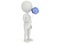 3d humanoid character hold a lollipop