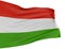 3D Hungarian flag