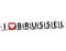 3D I Love Brussel Button Click Here Block Text