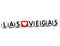 3D I Love Las Vegas Crossword Block text on white background