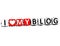 3D I Love My Blog Button Click Here Block Text