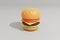 3d icon fast food burger renderings themed flat design