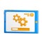 3d icon. Tablet icon with downloading information. Updating the internal software.