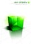 3D Icons - Green Cube Design