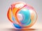 3D Illusion: A Mesmerizing Voyage into a Colorful Soap Sphere!