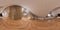 3d illustration 360 spherical panorama interior design lounge area of the attic floor in a private cottage