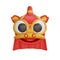 3D illustration of Barongsai icon Chinese New Year design