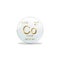 3D-Illustration, Cobalt symbol - Co. Element of the periodic table on white ball with golden signs. White background