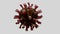 3D illustration. Coronavirus outbreak. Influenza Covid19 virus dangerous flu