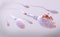 3d illustration of a damaged white sperm cells