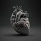 3D illustration design, heart battery inspired by the human heart. Generative AI