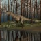 3d-illustration of an dinosaur carnotaurus