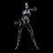 3D Illustration of a female Cyborg