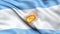 3D illustration of the flag of Argentina waving in the wind