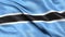 3D illustration of the flag of Botswana waving in the wind