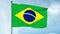 3D Illustration of The flag of Brazil, Verde e amarela, Auriverde, Ordem e Progresso