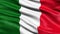 3D illustration of the flag of Italy waving in the wind