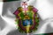 3D illustration flag of Veracruz is a region of Mexico