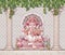 3D Illustration of Ganesha meditating and beautiful rendering wallpaper background 3d illustration.