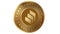 3d Illustration Golden Compound COMP Cryptocurrency Coin Symbol