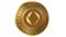 3d Illustration Golden Ethereum Name Service ENS Cryptocurrency Coin Symbol