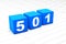 3D illustration of the HTML error Code 501