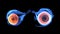 3d illustration of human body eye anatomy