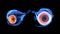 3d illustration of human body eye anatomy