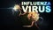 3D illustration - Influenza Virus