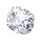 3D illustration isolated asscher diamond stone