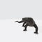 3d illustration of a komodo dragon on a white background