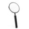 3d illustration magnifying glass realistic detailed icon isolated on white.