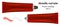 3d illustration of metallic red tube. Ointment. Salve. Glue tube. Oil or acrylic paint smear. Vector