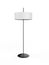 3D illustration of a modern floor lamp