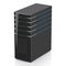 3D illustration of network workstation server.