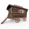 3D-illustration of a old fashioned waggon over white