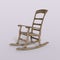 3d-illustration of an old rocking chair