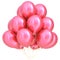 3D illustration of pink party helium balloons birthday decoration