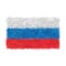 3D Illustration of Realistic Russia flag in Felt Fabric