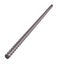 3D illustration of reinforcements steel TMT bar close up. Isolated 3d render