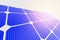 3D illustration solar Panels close-up. Alternative energy. Concept of renewable energy. Ecological, clean energy