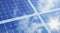 3D illustration solar Panels close-up. Alternative energy. Concept of renewable energy. Ecological, clean energy. Solar