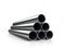 3d illustration of a stack of pipes on white background